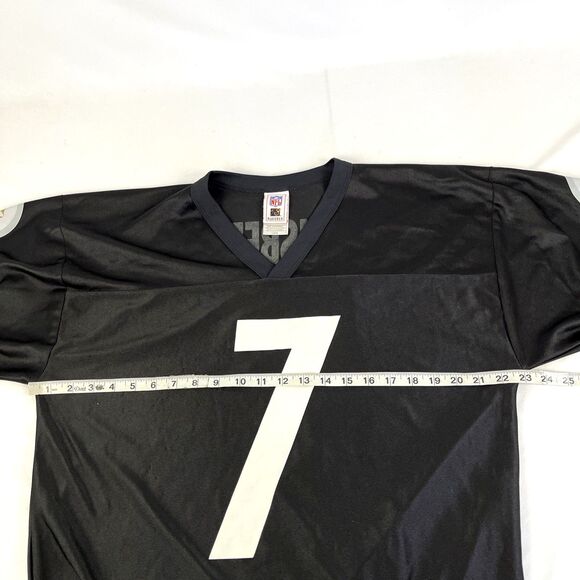 Mens NFL Team Apparel Pittsburgh Steelers Ben Roethlisberger #7 Jersey Sz Large - Picture 9 of 10